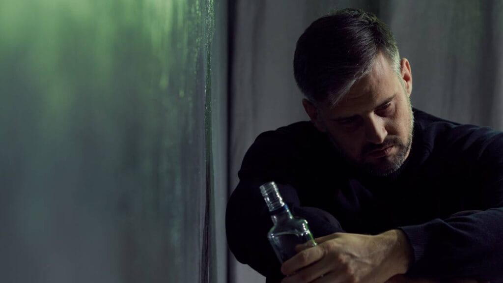 Why Choose We Can Rehab as the Best Addiction Rehabilitation Centre in South Kolkata? This man who is drowing in alcohol addiction need all the help he can get to recover from severe addiction.