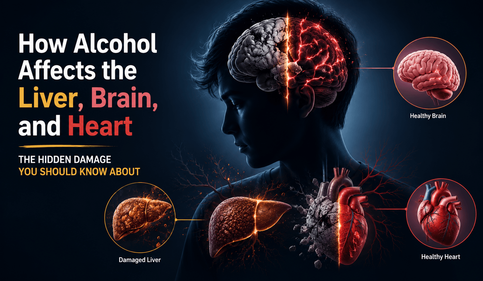 How Alcohol Silently Affects Your Liver, Brain, and Heart